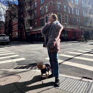 Pinko Multicolor Faux Fur Teddy Jacket